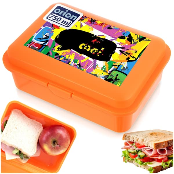 Frokostbeholder cool orange 750 ml