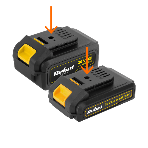 Batterilader 20V 2A/4A til batterier RB-2001, RB-2002 Rebel Tools