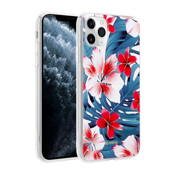 Crong Blomsteretui - iPhone 11 Pro Etui (mønster 03)