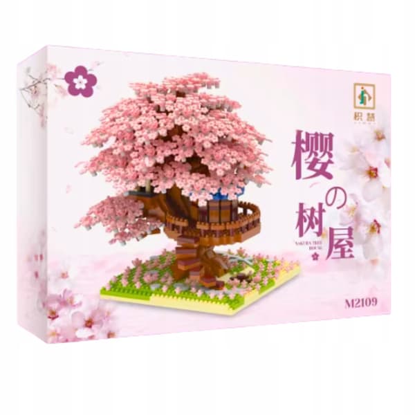 Byggklossar set körsbärblomma Sakura 2151 delar