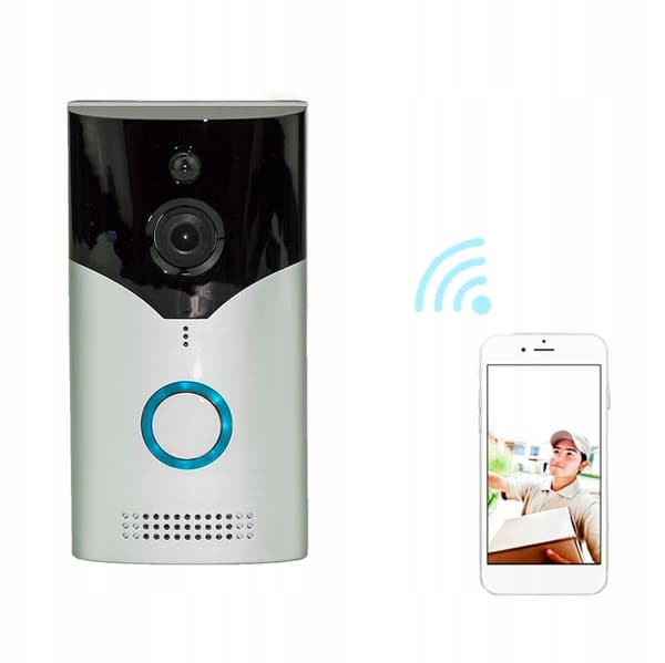 Trådlös videointercom med WiFi och mörkerseende