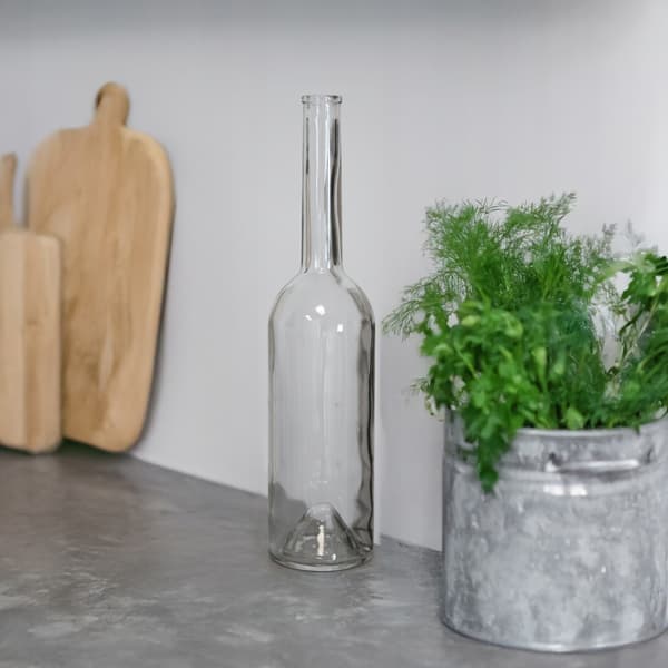 5x FENICE glasflaskor 500ml med kork för likörer, vinflaskor 0,5l