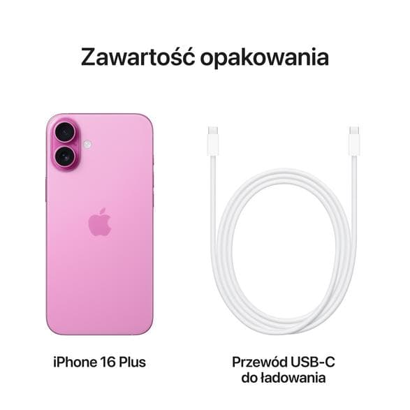 APPLE iPhone 16 Plus 512 GB Lyserød MY253HX/A