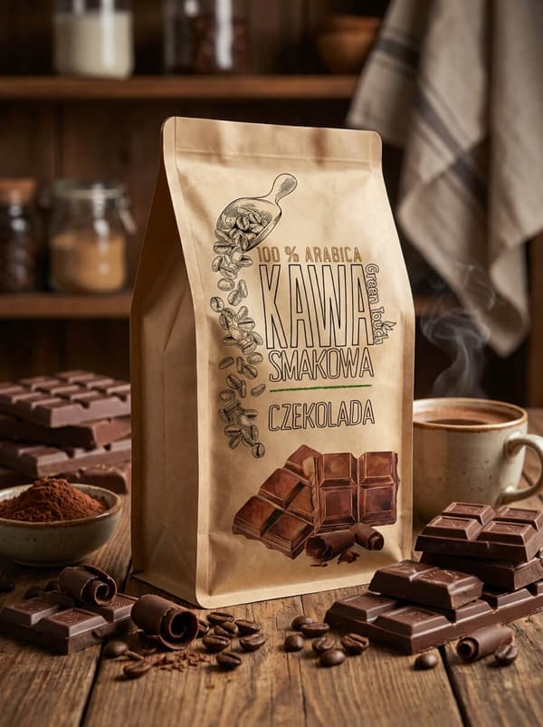 Chokoladesmaget kaffebønner 1 kg Green Touch