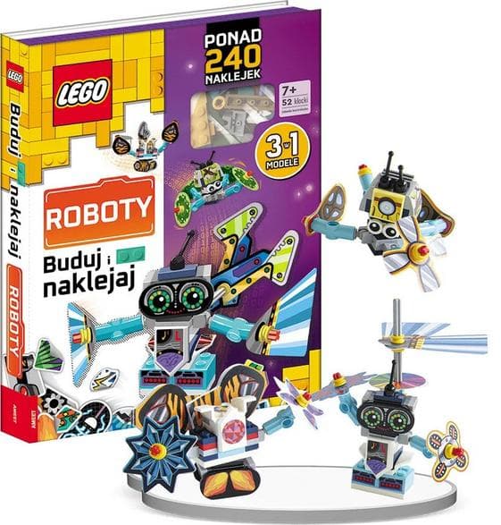 LEGO Bygg och Stick Robots Bok