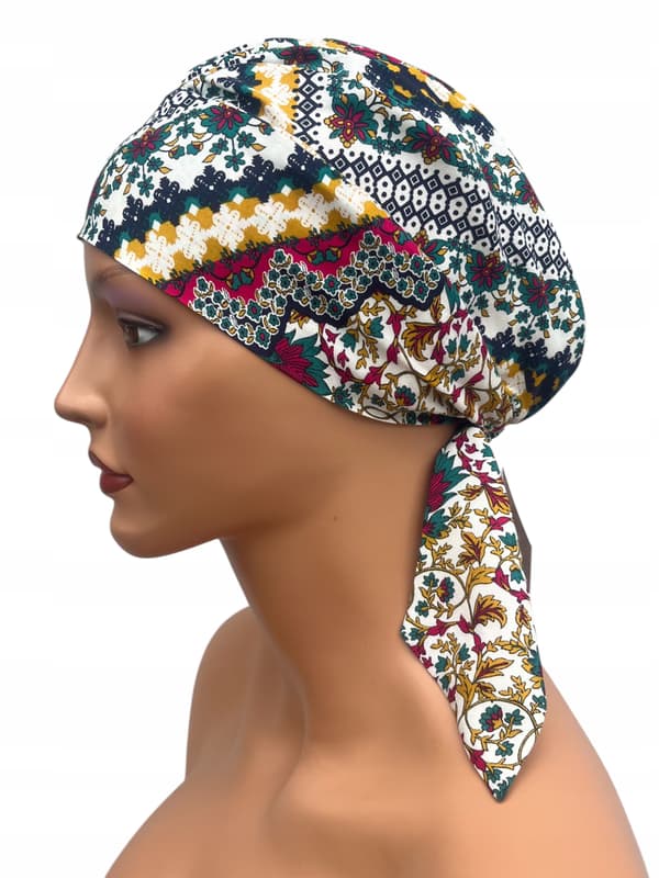 Damehovedtørklæde turban Tess w-3 også efter kemoterapi