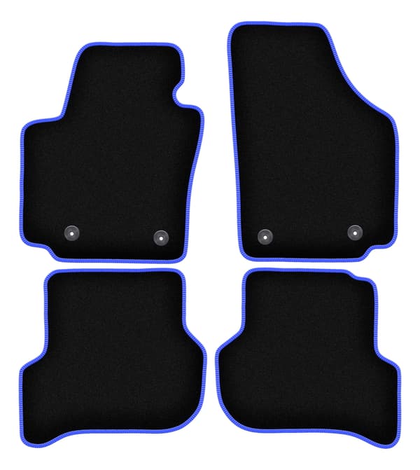 Bilmåtter CARLUX-BLUE til Seat Altea minivan (2004-08.2008)