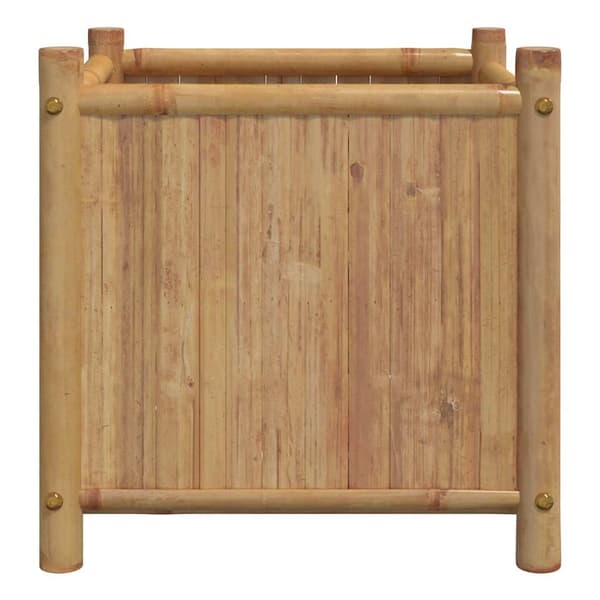 vidaXL Blomkruka, 40x40x40 cm, Bambu