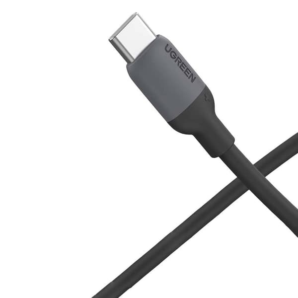 UGREEN US387 USB-C - Lightning-kaapeli, 1 m (musta)