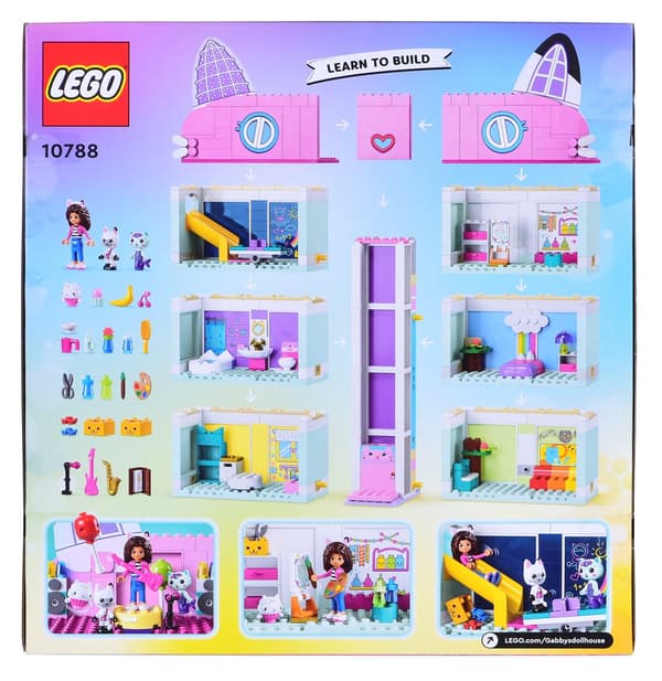 LEGO Gabbys Dukkehus 10788, 498 dele