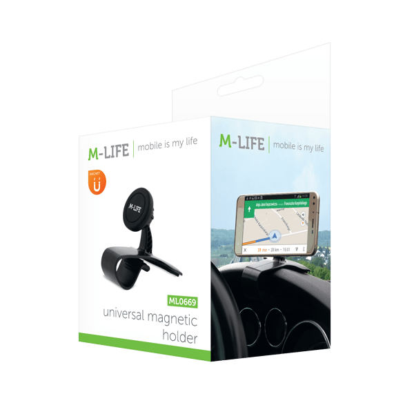 Magnetisk bilhållare för instrumentbräda M-Life