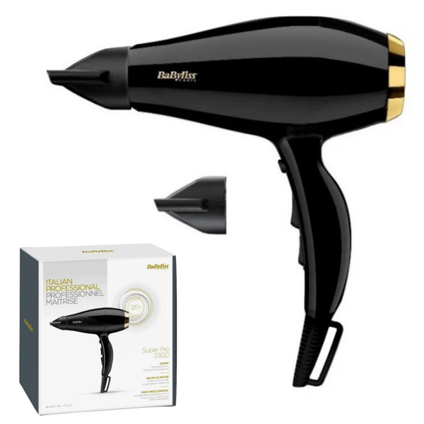 Babyliss 6714E hårtork i guld, 2300 W, jonisering