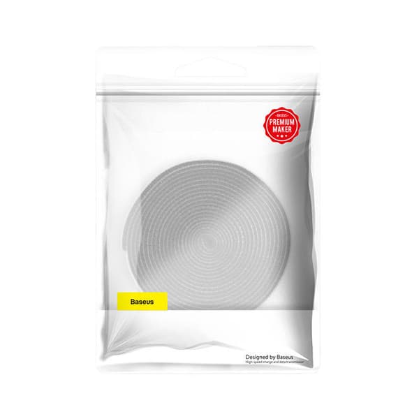 Baseus Rainbow Circle Kardborreband 3m Kabelorganiserare (Grå)