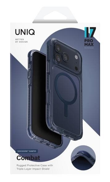 UNIQ Combat-skal till iPhone 17 Pro Max MagSafe Blå