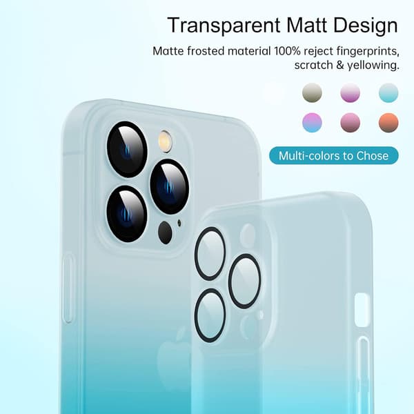 MATTA SININEN SUOJA IPHONE 14 PRO 6.1':LLE