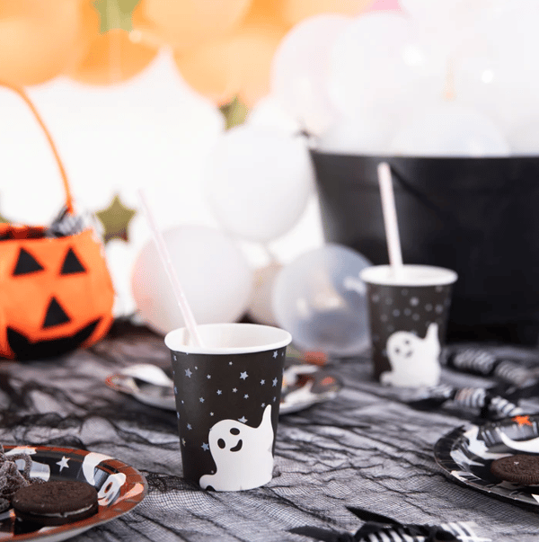 Halloween-kummituspaperimukit 220ml 6 kpl
