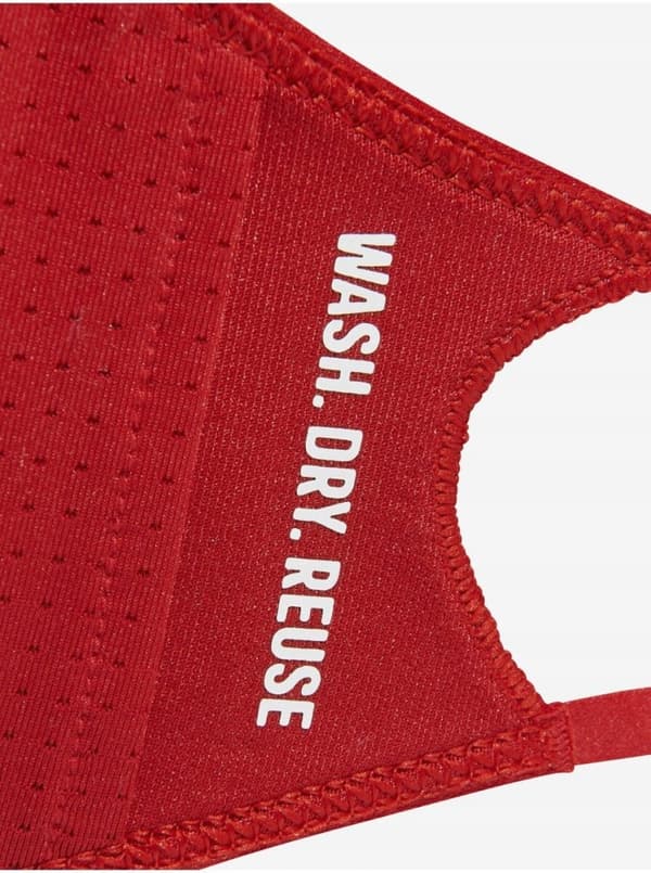 ADIDAS RÖDA LOGOTYPSMASK 3-PACK M/L WŁF