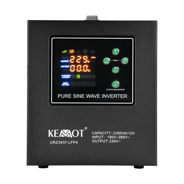 KEMOT PROsinus-2000 UPS 12V 230V 2000VA/1200W