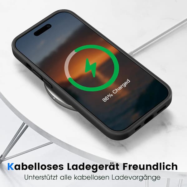 APPLE IPHONE 14 PRO SILIKONSKAL SVART MED MIKROFIBERFODER