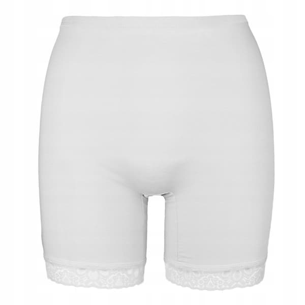 Dam Reform Trosor Bomullsshorts med Spetsben 3 ST MORAJ 3XL