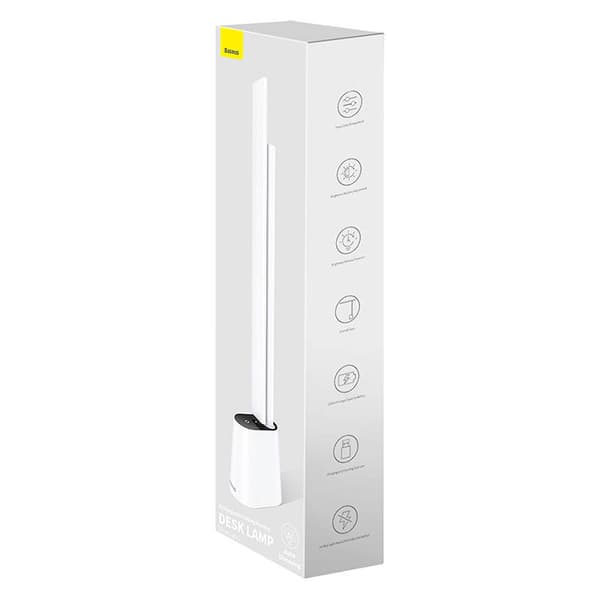 Baseus Smart Eye foldbar genopladelig skrivebordslampe (hvid)