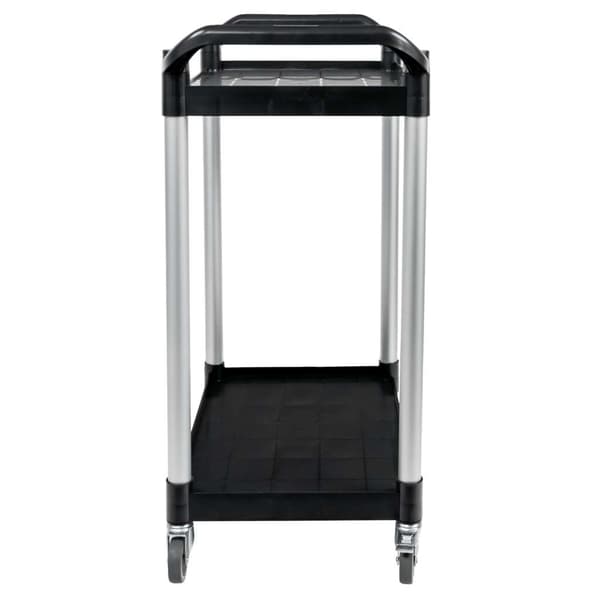 Mega-M serveringsvagn 2-hyllor 80x40x95 cm svart