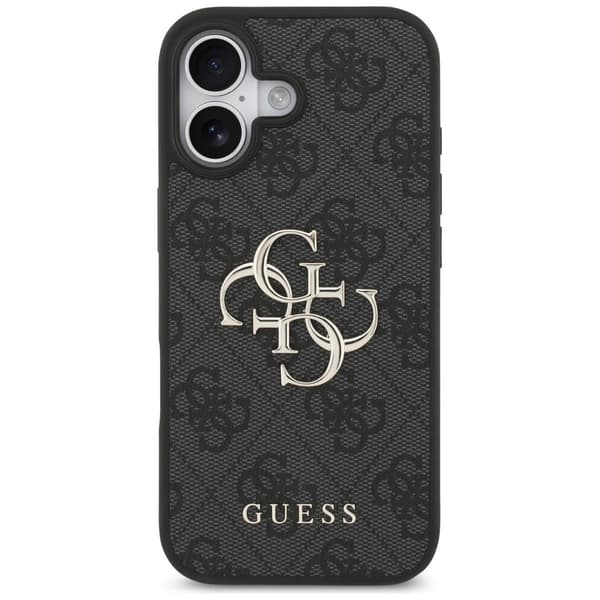 Guess 4G-skal med stor logotyp till iPhone 17 – svart