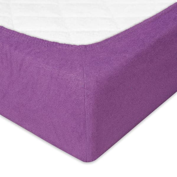 Frotté-stræklagen 210/220x190/200 PREMIUM lilla
