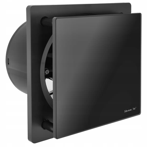 VENTIS PURE 150 musta S kylpyhuonetuuletin