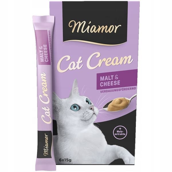 Miamor Kattecreme Maltpasta med Ost 72x15g