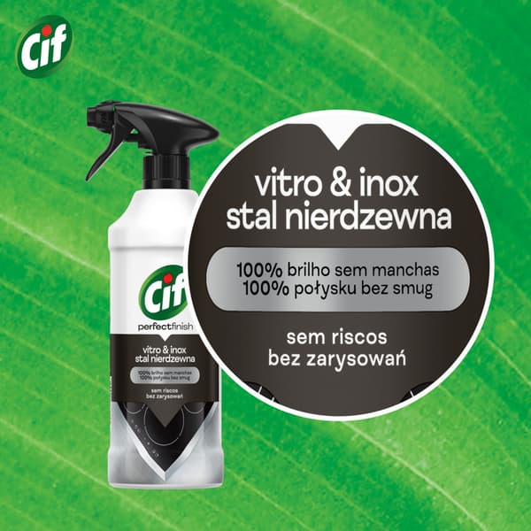 338441 Cif Perfect Finish Rostfritt stål 435ml