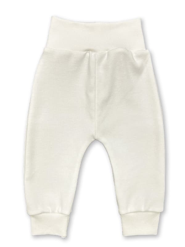 Barnshorts 92 tryckfria släta krämfärgade