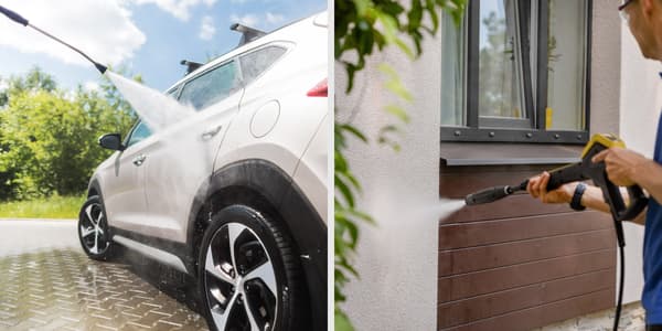 Trädgårdshögtryckstvätt 1800W effektiv kraftfull set Rebel LT503B
