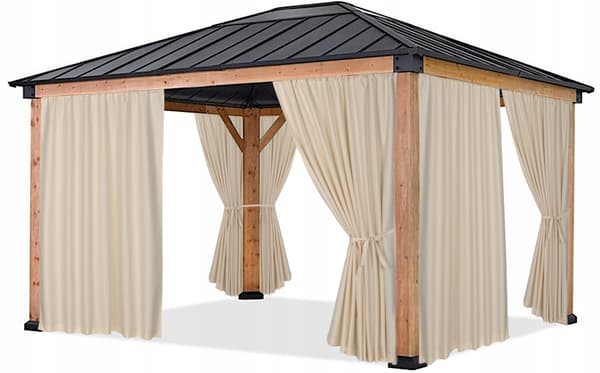 Terrassehaveforhæng T 155x280 ecru