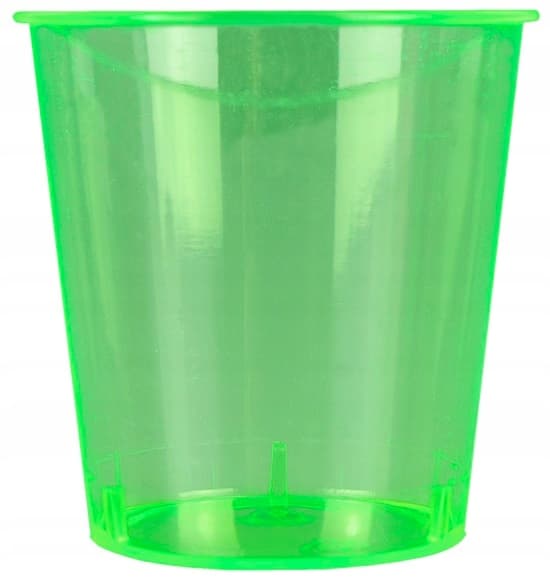 Färgglada återanvändbara plastvodkaglas grill 30ml 8 st