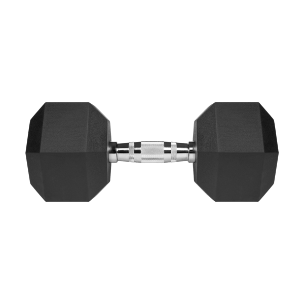 Rebel hexagonalhantlar gumerad gjutjärn 20 kg