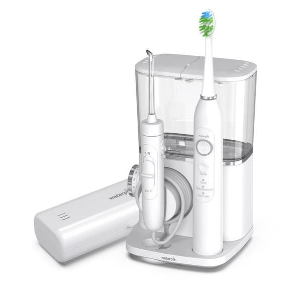 Irrigator med sonisk borste WATERPIK CC-04 + 7 spetsar Vit