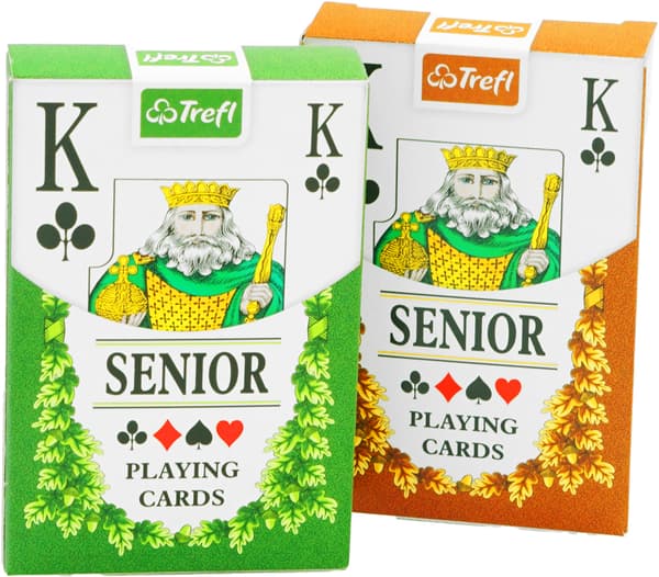 TREFL SENIOR spelkortsset 4x2 DECKS