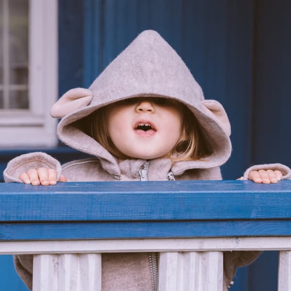 MERINO LAMM ull bilponcho 2-6 år, Patulove