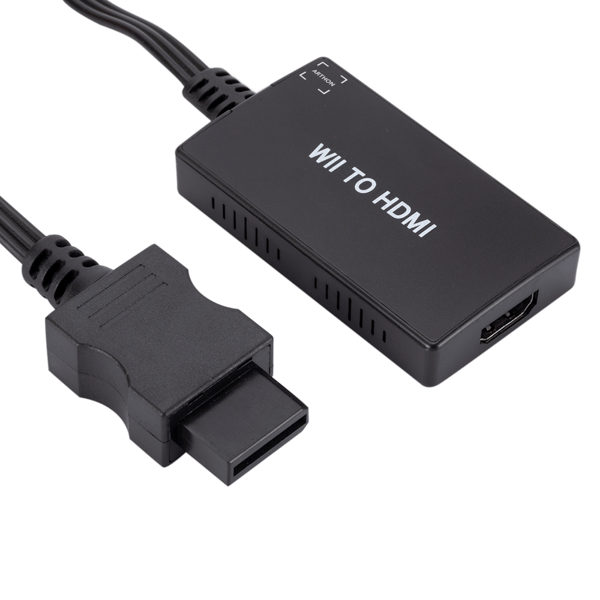 Wii Nintendo-konverter till HDMI + ljudjack adapterkabel