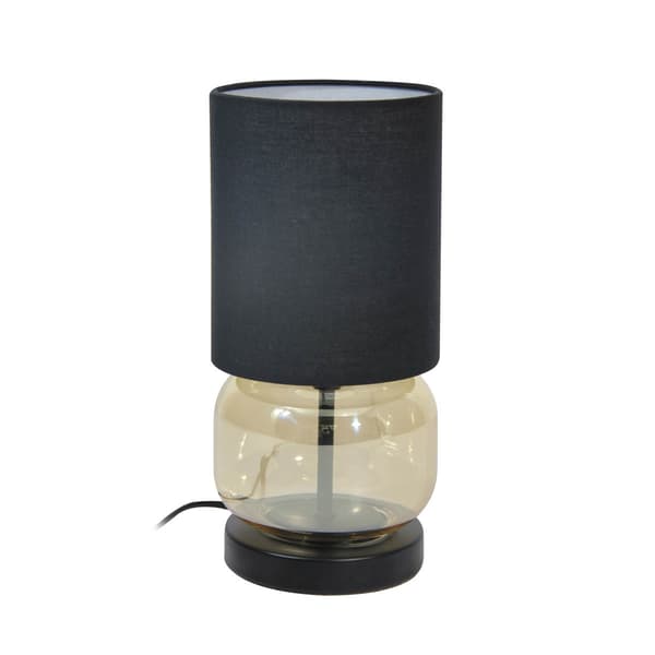 DORME BORDLAMPE 1 E27 SORT ITALUX TB-63748-BL-AMB