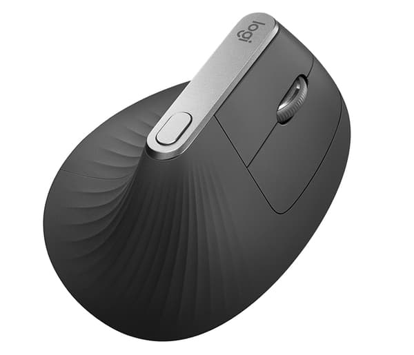 Logitech MX Vertical Advanced Ergo -langaton hiiri, grafiitti