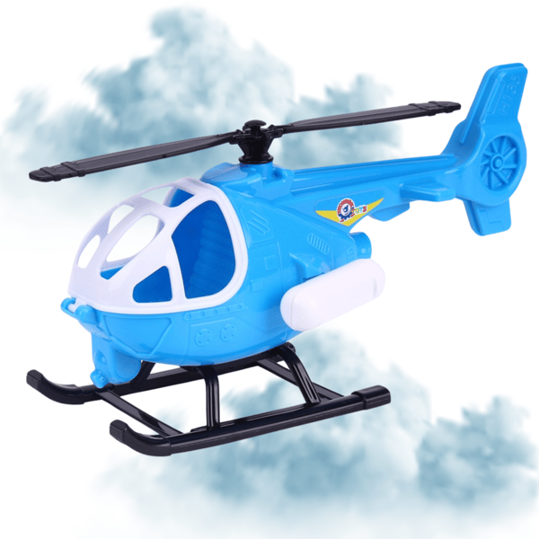 HELIKOPTER MED RÖRLIG PROPELLER, ÖPPNING AV KABIN, TANKAR, BARNLEKSAK 9024