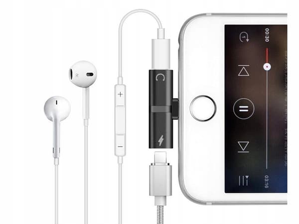Adapter 2 i 1 för iPhone 2000