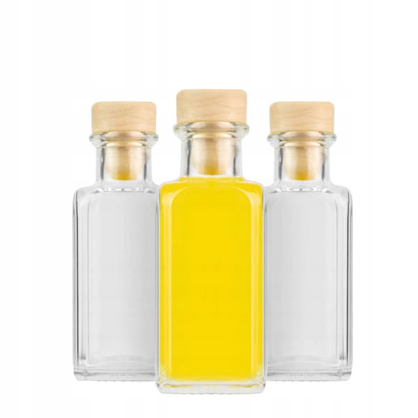 50x Antigua Quadra 100ml flaska för vodka bröllopspresentflaskor glas