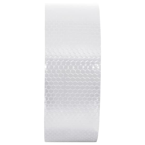 vidaXL Reflekterande tejp, vit, 5 cm x 20 m, PVC