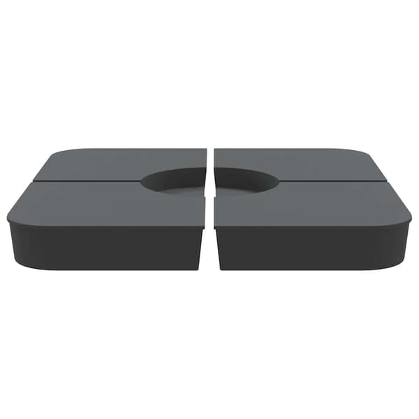 vidaXL Parasollfot, 4 delar, 100 kg, PP