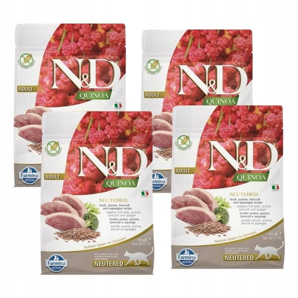 FARMINA N&D QUINOAAND,BROCOLLI&ASPARGS 4x300g