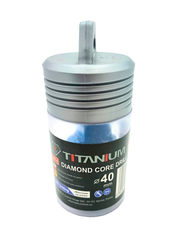 Diamant kernebor 40mm til keramikfliser M14 TITANIUM