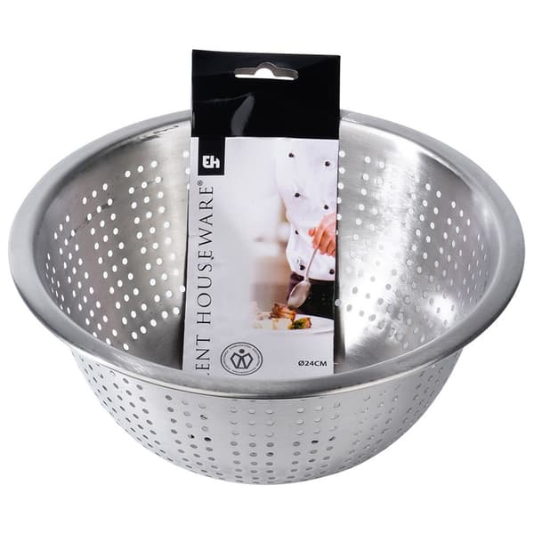 Teräksinen keittosiiivilä 24 cm
